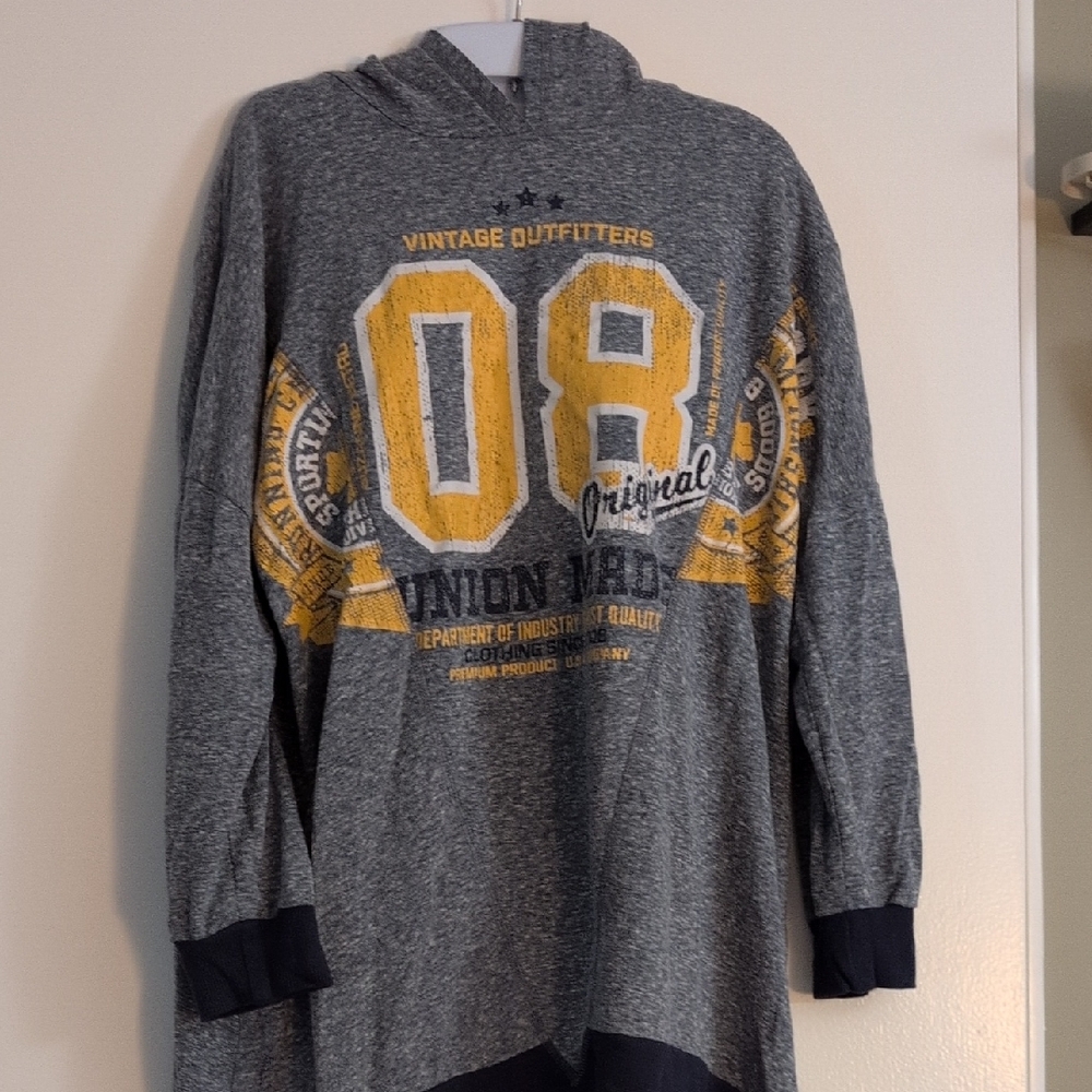 Vintage Outfitters Gray Oversized Women's Sweatshirt
